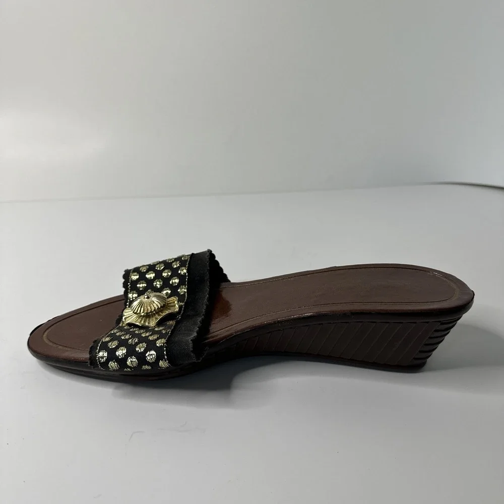 Italia Mods Maid Mariam Womans‎ Size 8 Sandal Dress/ Casual Slip On Shoe Heel